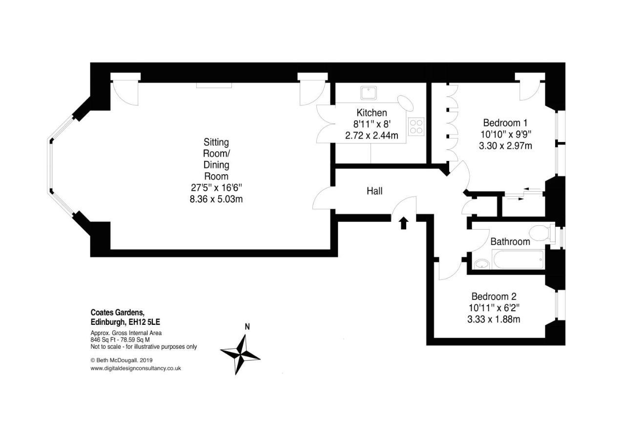 The Coates Gardens Residence Edinburgh Exterior photo